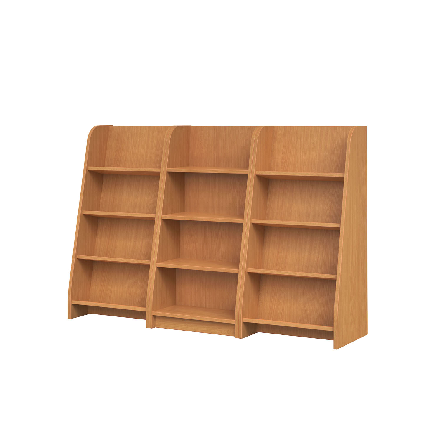 Herok Elm Bookcase Trio - Image 2