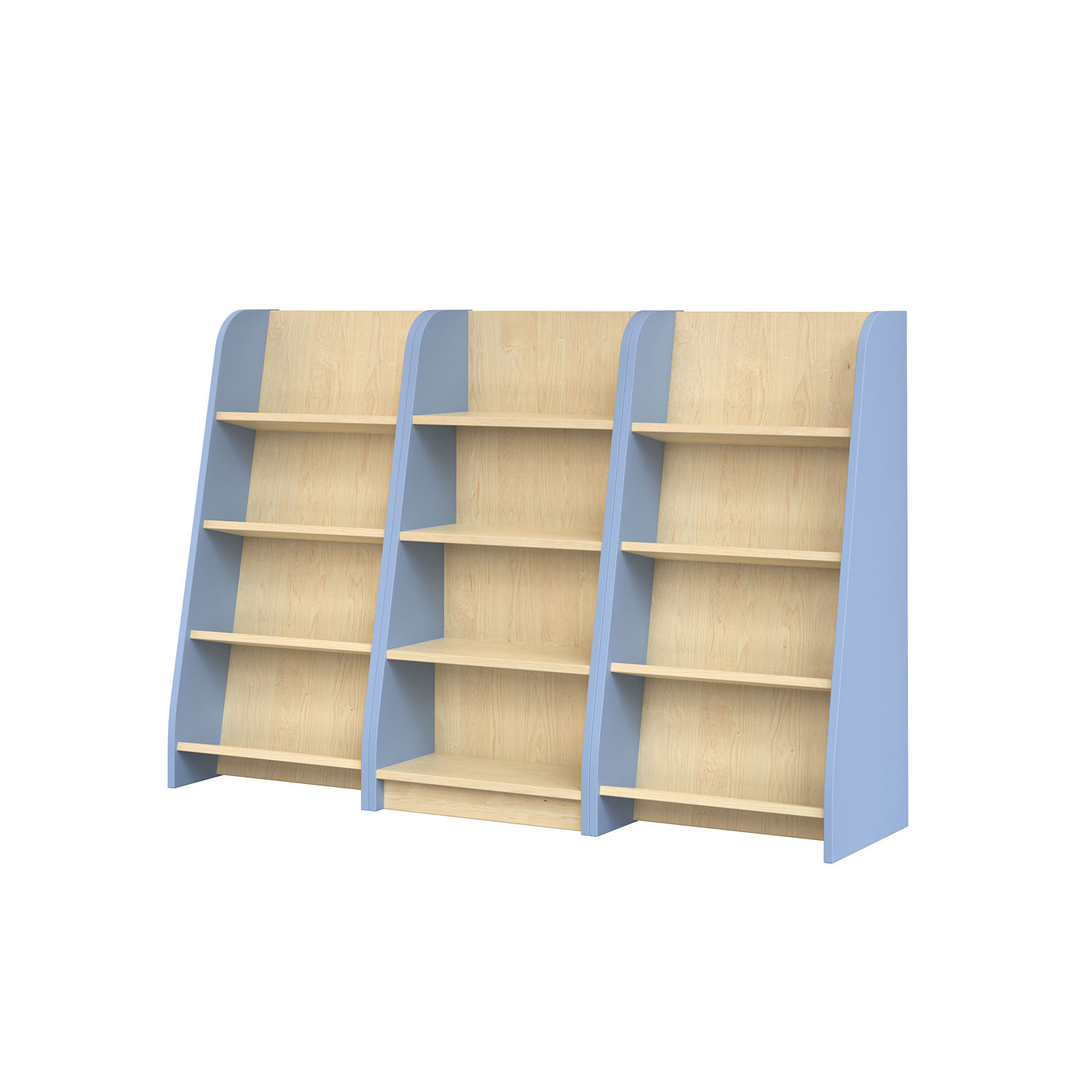 Herok Elm Bookcase Trio - Image 4