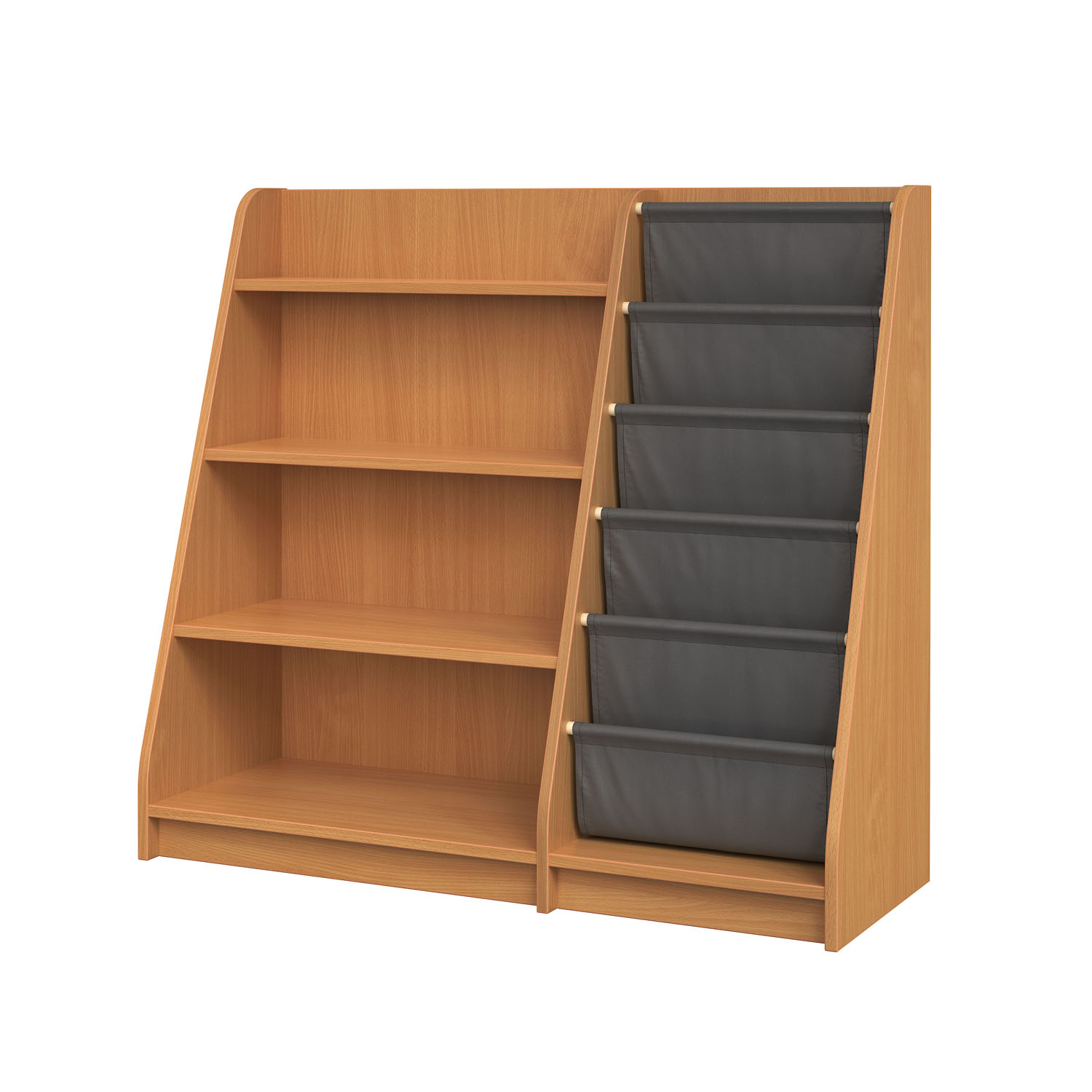 Herok Juniper Bookcase and Sling Shelving Duo - Image 2