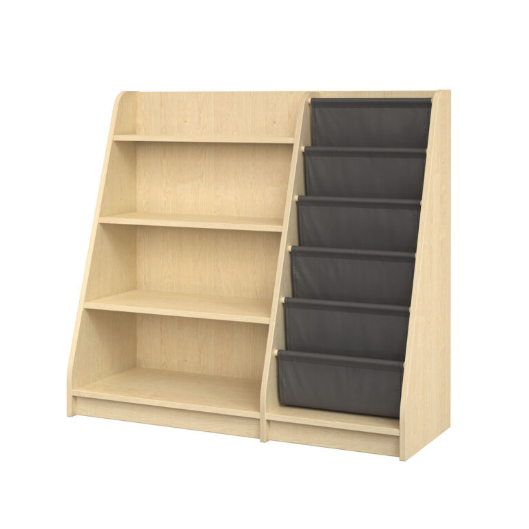 Herok Juniper Bookcase and Sling Shelving Duo