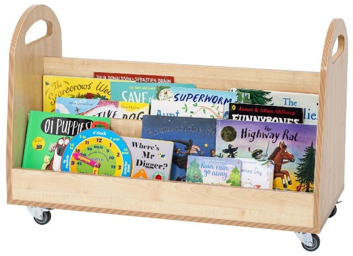 Wallace Low Level Book Unit. Low level book unit for nurseries.